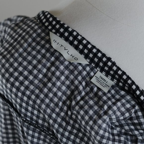 TYLHO Gingham Print Dress Small - Picture 11 of 13